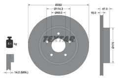 2x Bremsscheibe Hinterachse für NISSAN RENAULT LEAF QASHQAI III X-TRAIL IV