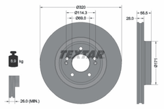2x Bremsscheibe Vorderachse für KIA GENESIS STINGER Hatchback Van G70 Shooting