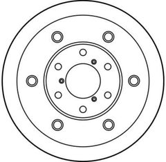 2x Bremsscheibe Vorderachse für IVECO DAILY I Kasten Pritsche/Fahrgestell II Bus