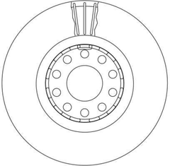 2x Bremsscheibe Vorderachse für AUDI 100 C4 Avant Stufenheck A6 A8 D2