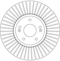 2x Bremsscheibe Vorderachse für HYUNDAI SANTA FÉ II Kasten/SUV