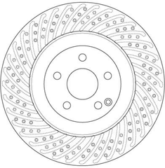 2x Bremsscheibe Vorderachse für MERCEDES-BENZ E-KLASSE T-Model S-KLASSE Coupe SL