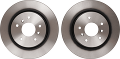 2x Bremsscheibe Hinterachse für NISSAN QASHQAI II SUV