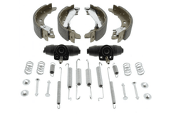 Bremsbackensatz Hinterachse für AUDI VW 80 B2 Stufenheck COUPE DERBY PASSAT