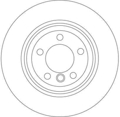 2x Bremsscheibe Hinterachse für BMW 7