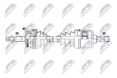 Antriebswelle Vorderachse links für VOLVO 850 Kombi C70 I Coupe Cabriolet S70