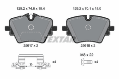 Bremsbelagsatz Scheibenbremse Vorderachse für BMW MINI 2 Active Tourer X1 X2