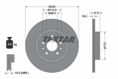 2x Bremsscheibe Hinterachse für RENAULT AUSTRAL ESPACE VI RAFALE Coupe