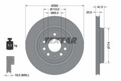 2x Bremsscheibe Hinterachse für FIAT OPEL SAAB FERRARI CADILLAC CROMA SIGNUM CC