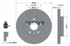 2x Bremsscheibe Vorderachse für SUZUKI FIAT SX4 / CLASSIC Stufenheck SEDICI