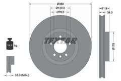 2x Bremsscheibe Vorderachse für LAND ROVER RANGE IV SPORT II I