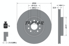 2x Bremsscheibe Vorderachse für VW CUPRA ID.3 BORN