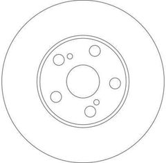 2x Bremsscheibe Vorderachse für TOYOTA AVENSIS Stufenheck Kombi