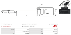 NOx Sensor Harnstoffeinspritzung für HYUNDAI H350 Bus Kasten