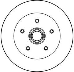 2x Bremsscheibe Vorderachse für VW TRANSPORTER T3 Kasten Pritsche/Fahrgestell