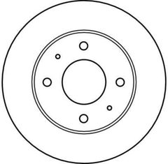 2x Bremsscheibe Vorderachse für MITSUBISHI VOLVO HYUNDAI KIA PROTON CARISMA