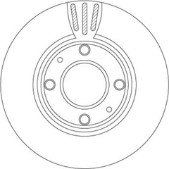 2x Bremsscheibe Vorderachse für HYUNDAI ACCENT Stufenheck II