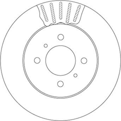 2x Bremsscheibe Vorderachse für MITSUBISHI PROTON COLT IV LANCER Schrägheck V