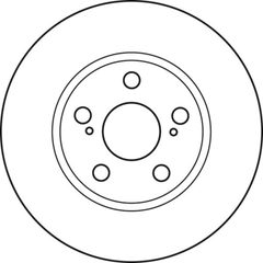 2x Bremsscheibe Vorderachse für TOYOTA PRIUS Liftback