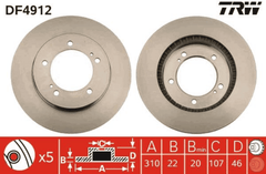 2x Bremsscheibe Vorderachse für SUZUKI VITARA Cabrio
