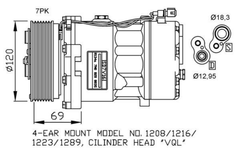 Kompressor Klimaanlage für FORD VW GALAXY I MK VAN GOLF III Variant PASSAT