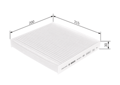 Filter Innenraumluft für MITSUBISHI NISSAN SUBARU INFINITI OUTLANDER II III