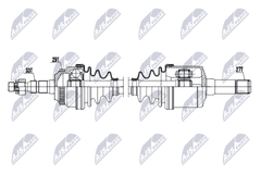 Antriebswelle Vorderachse links für OPEL ASTRA G Stufenheck Caravan CC Coupe