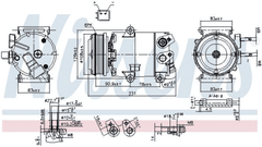 Kompressor Klimaanlage für FORD C-MAX II FOCUS III Stufenheck Turnier GRAND Van