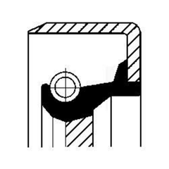 Wellendichtring Kurbelwelle vorne für FIAT SEAT FSO 127 CINQUECENTO PANDA UNO