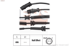 ABS Sensor Raddrehzahl Hinterachse für RENAULT ESPACE IV