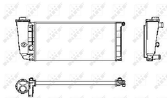 Kühler Motorkühlung für FIAT LANCIA AUTOBIANCHI PANDA Kasten/Schrägheck Y10