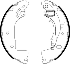 Bremsbackensatz Hinterachse für VW ID.3