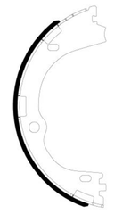 Bremsbackensatz Feststellbremse Hinterachse für HYUNDAI KIA TUCSON Kasten/SUV