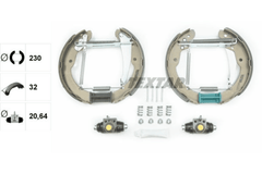 Bremsbackensatz Hinterachse für SEAT VW INCA CADDY II Großraumlimousine