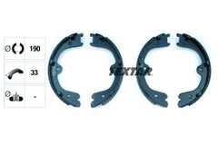 Bremsbackensatz Feststellbremse Hinterachse für INFINITI NISSAN FX Q50 QX70 M