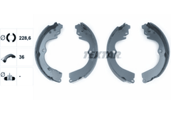 Bremsbackensatz Hinterachse für SUBARU FORESTER IMPREZA Coupe Stufenheck