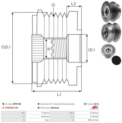 Lichtmaschine Generatorfreilauf für VOLVO