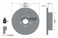 2x Bremsscheibe Hinterachse für LEXUS GS IS II C