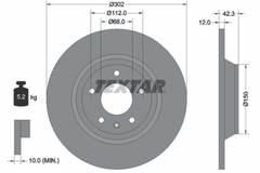 2x Bremsscheibe Hinterachse für AUDI A6 Allroad C6 Avant