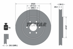 2x Bremsscheibe Vorderachse für NISSAN NAVARA NP300 Pick-up PATHFINDER III
