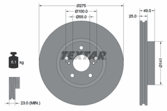 2x Bremsscheibe Vorderachse für TOYOTA CELICA Coupe