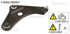 Querlenker Vorderachse rechts für PEUGEOT 2008 I Van