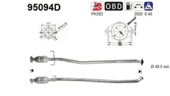 Katalysator hinten für TOYOTA RAV 4 II