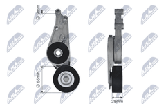 Spannrolle Keilrippenriemen für AUDI SEAT A4 B6 Avant Cabriolet B7 A6 C5 C6