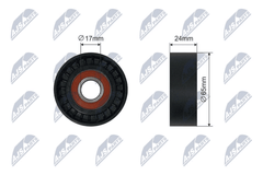Spannrolle Keilrippenriemen für AUDI SEAT SKODA VW A1 Sportback A3 Limousine