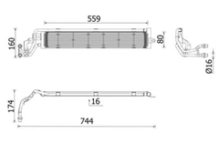 Kühler Motorkühlung für AUDI SEAT SKODA VW CUPRA A3 Sportback Q3 LEON