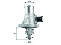 Thermostat Kühlmittel für ALFA ROMEO FIAT OPEL CHEVROLET 159 Sportwagon CROMA