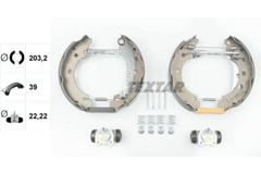 Bremsbackensatz Hinterachse für NISSAN RENAULT KUBISTAR Kasten KANGOO Rapid