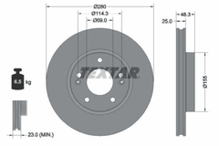 2x Bremsscheibe Vorderachse für HYUNDAI KIA KONA NIRO II