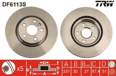 2x Bremsscheibe Vorderachse für OPEL SAAB INSIGNIA A Stufenheck Country Tourer